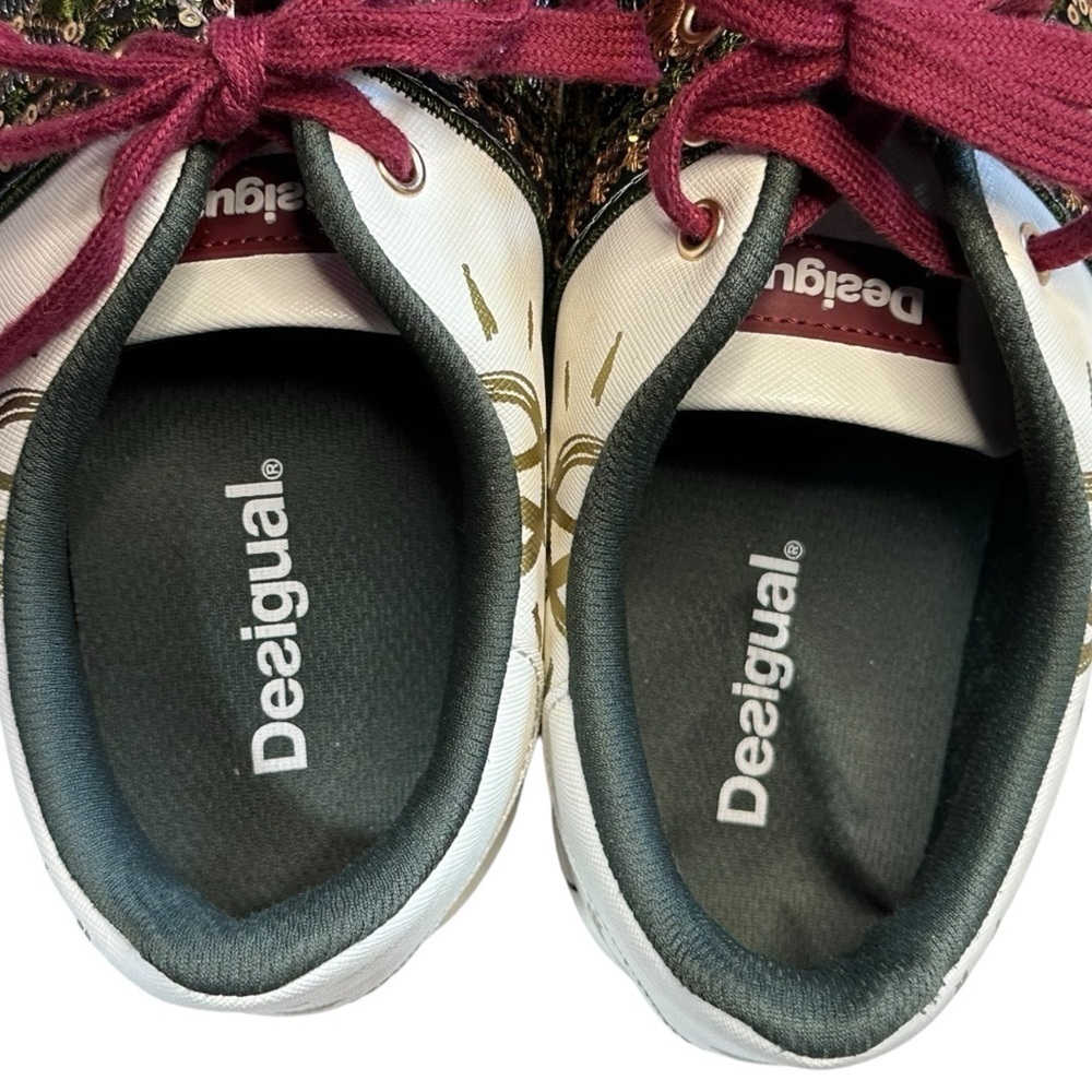 Desigual Cosmic Exotic Women's Sneakers Size 10 - Picture 5 of 7